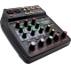 Mesa de Som Compacta Soundvoice MC4 BT 