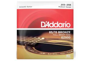 Encordoamento Violão Daddario Aço 0.13 D'Addario Bronze 85/15 EZ930-B