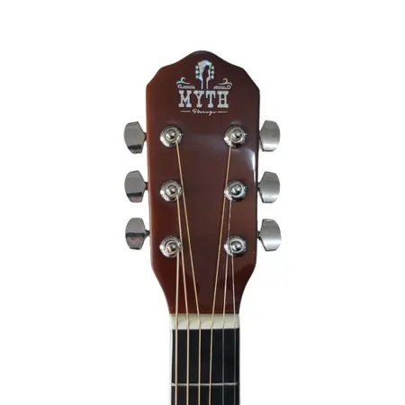 Violão Elétrico Aço Folk Myth MT41FSE Orange + Dark Brow