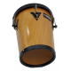 Timba Music Madeira 35x10 Pele Leitosa Aro Preto