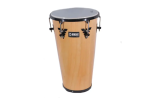 Timba Music Madeira 50x11 Pele Leitosa Aro Preto
